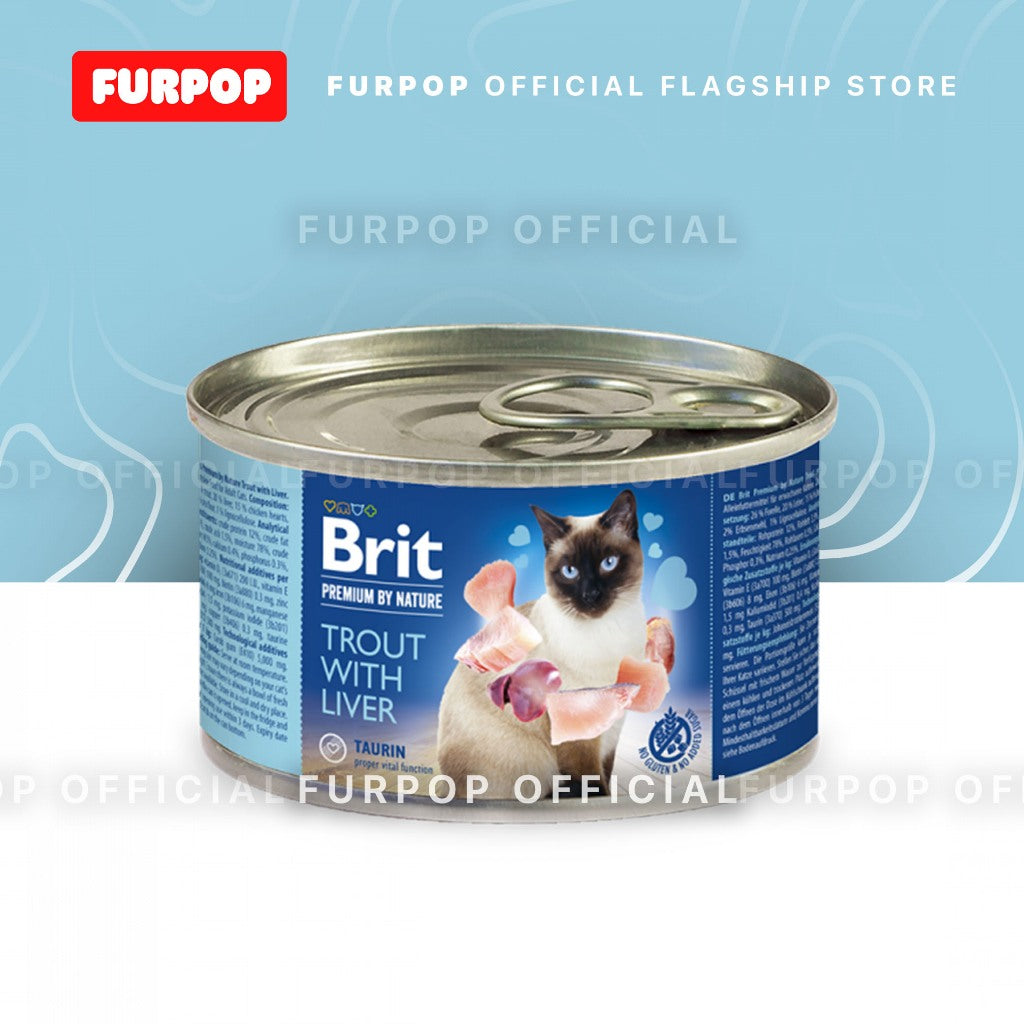 Brit Premium by Nature 12pcs Cat Canned Premium Wet Cat Food | FURPOP