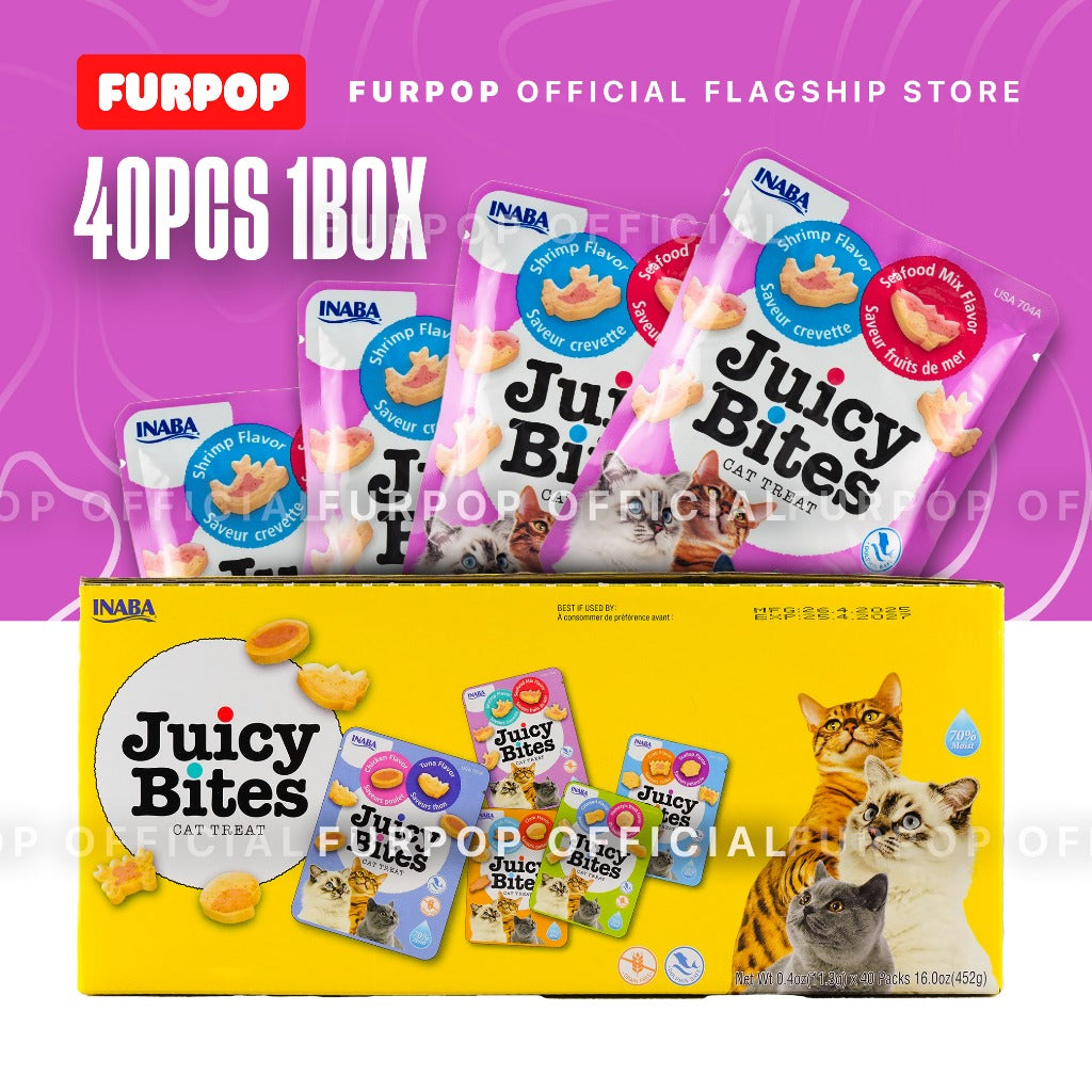 Ciao Inaba Juicy Bites Cat Treats 1BOX x 40pcs. | FURPOP