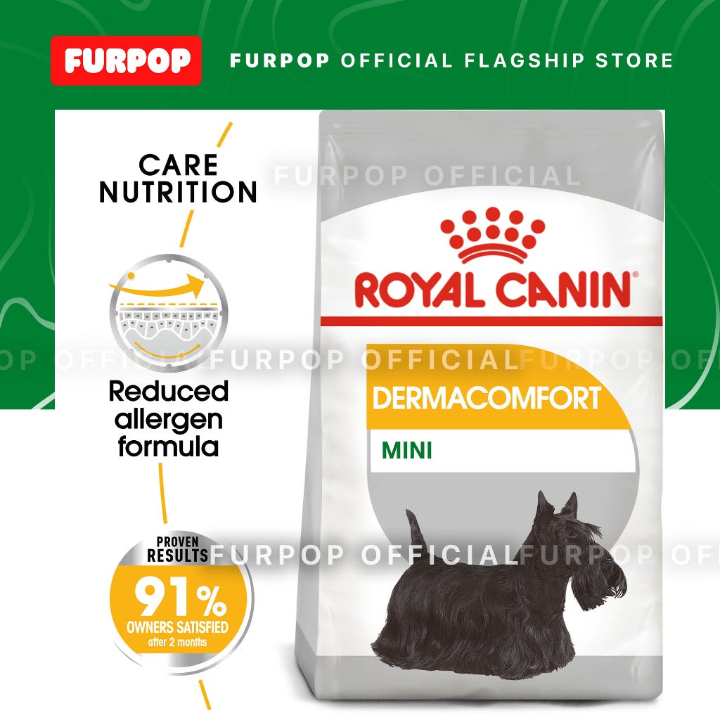Royal Canin Mini Dermacomfort (3kg) Adult Dry Dog Food - Canine Care Nutrition