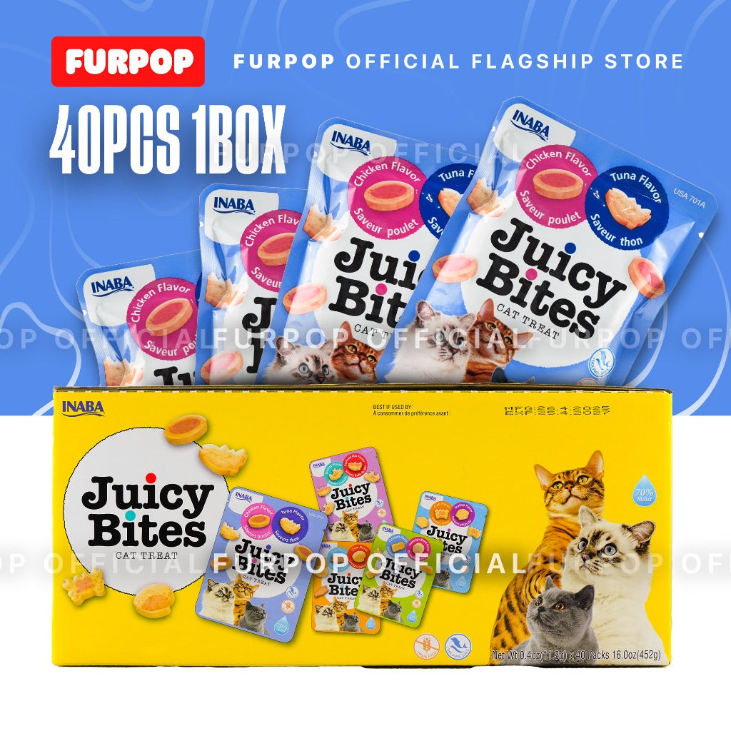 Ciao Inaba Juicy Bites Cat Treats 1BOX x 40pcs. | FURPOP