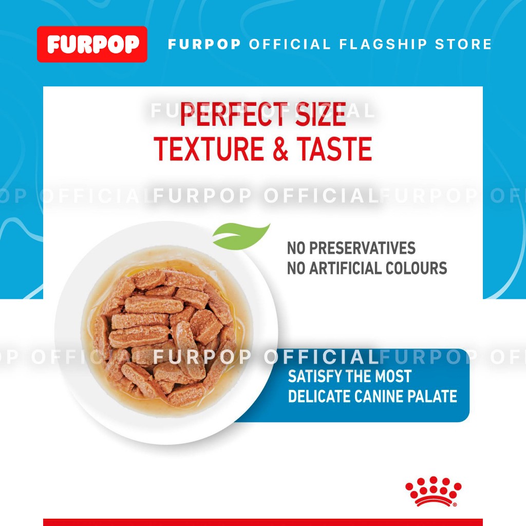 Royal Canin Medium Puppy (140g x 10 pouches) Wet Food - Size Health Nutrition | FURPOP
