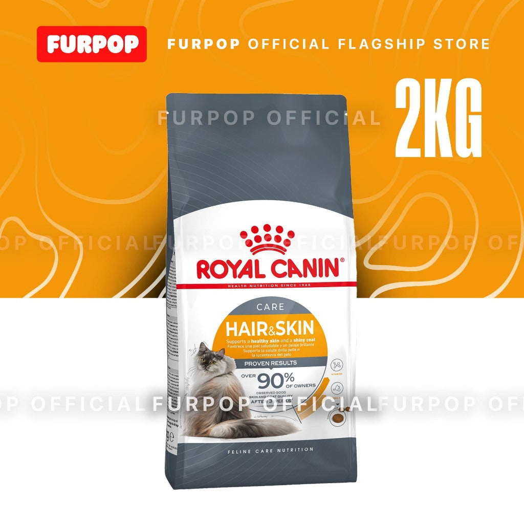 Royal Canin Hair & Skin Care (2kg) Adult Dry Cat Food - Feline Care Nutrition