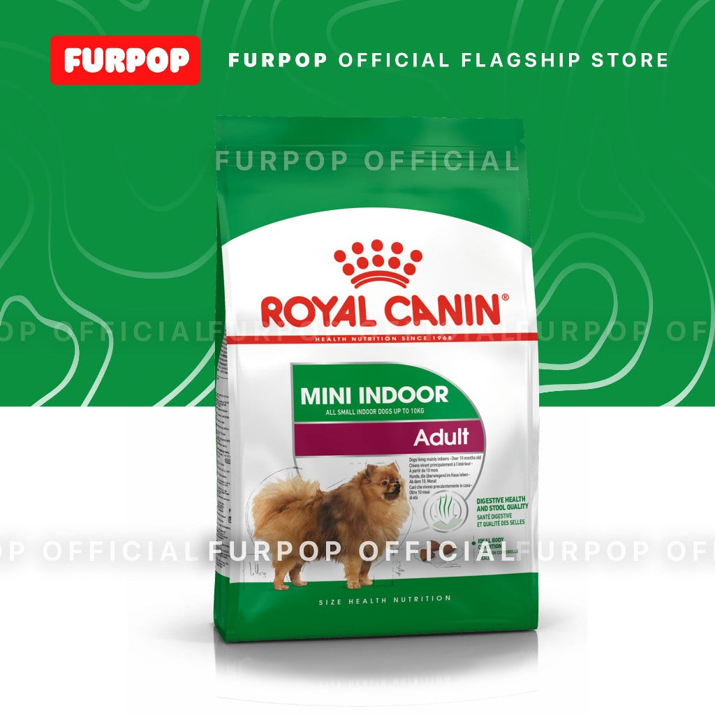 Royal Canin 7.5KG Mini Indoor Adult (7.5kg) Dry Dog Food - Size Health Nutrition | FURPOP