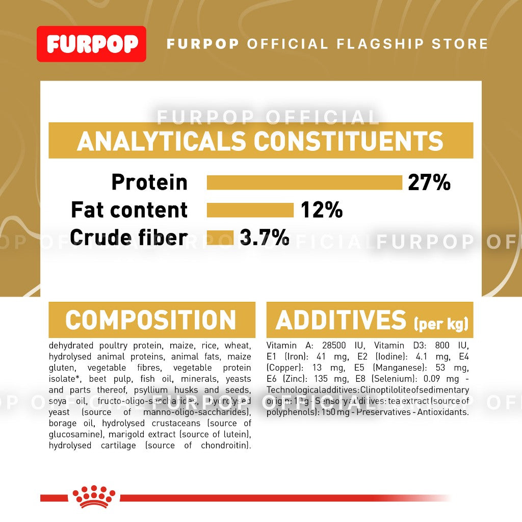 Royal Canin Beagle Adult (3kg) Dry Dog Food - Breed Health Nutrition | FURPOP