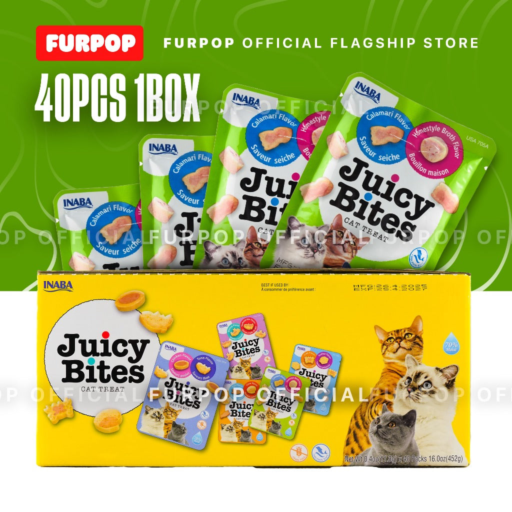 Ciao Inaba Juicy Bites Cat Treats 1BOX x 40pcs. | FURPOP