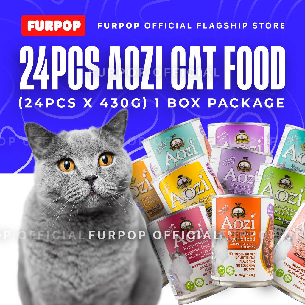 430g Aozi Cat Can Cat Wet Food 24pcs 1BOX | FURPOP
