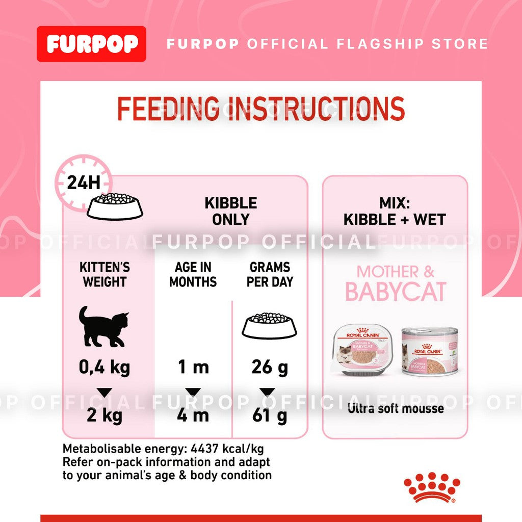 Royal Canin Mother & Babycat 4KG Premium Dry Food | FURPOP