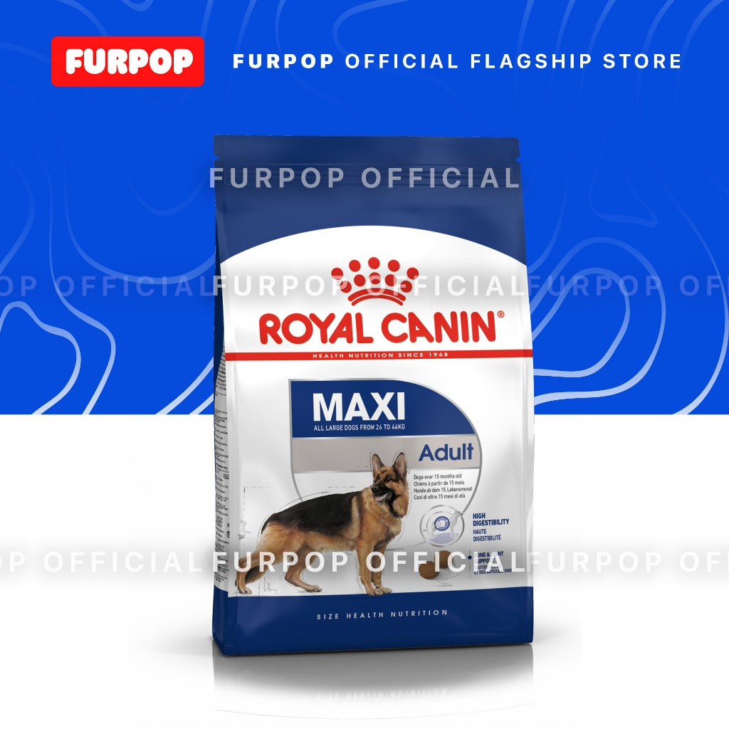 Royal Canin Maxi Adult (15kg) Dry Dog Food - Size Health Nutrition | FURPOP