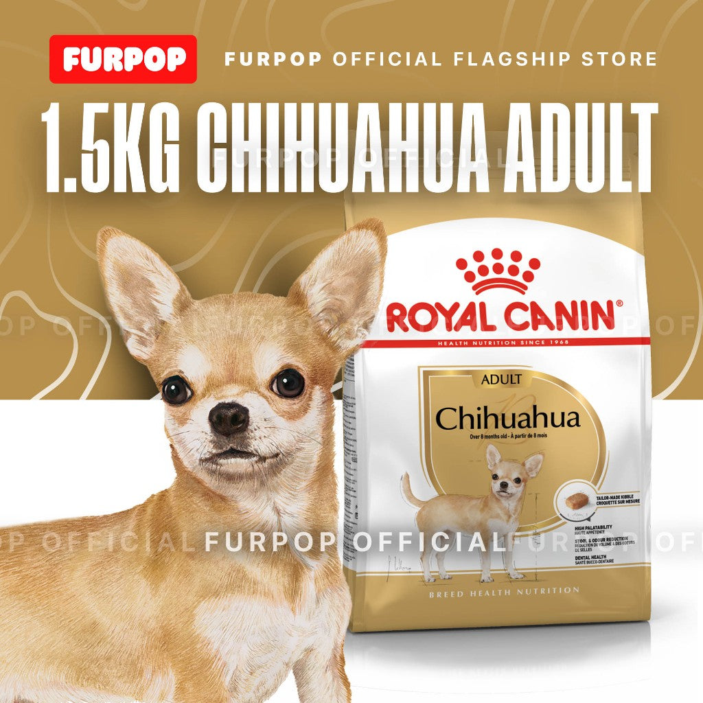 Royal Canin Chihuahua Adult 1.5kg Dry Dog Food - Breed Health Nutrition | FURPOP