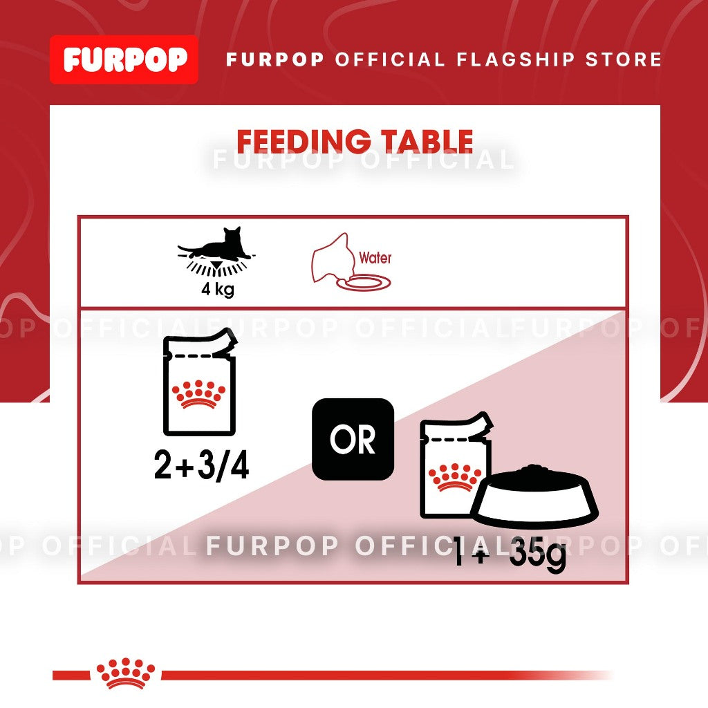 Royal Canin 12pcs Instinctive 85g x 12pcs(1box) Adult Wet Cat Food Feline Health Nutrition | FURPOP