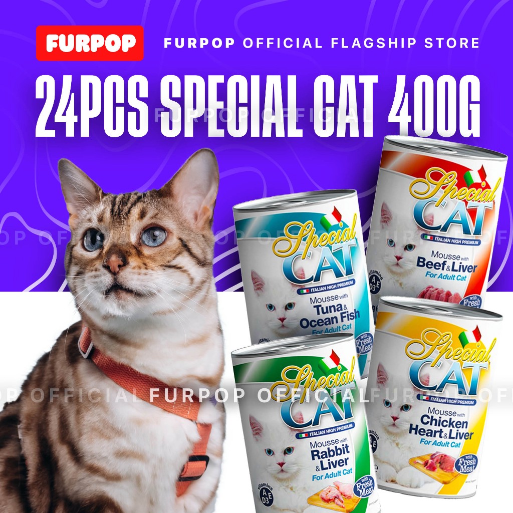 24PCS Special Cat Mousse 400G Premium Cat Food | FURPOP