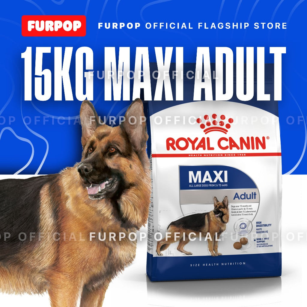 Royal Canin Maxi Adult (15kg) Dry Dog Food - Size Health Nutrition | FURPOP