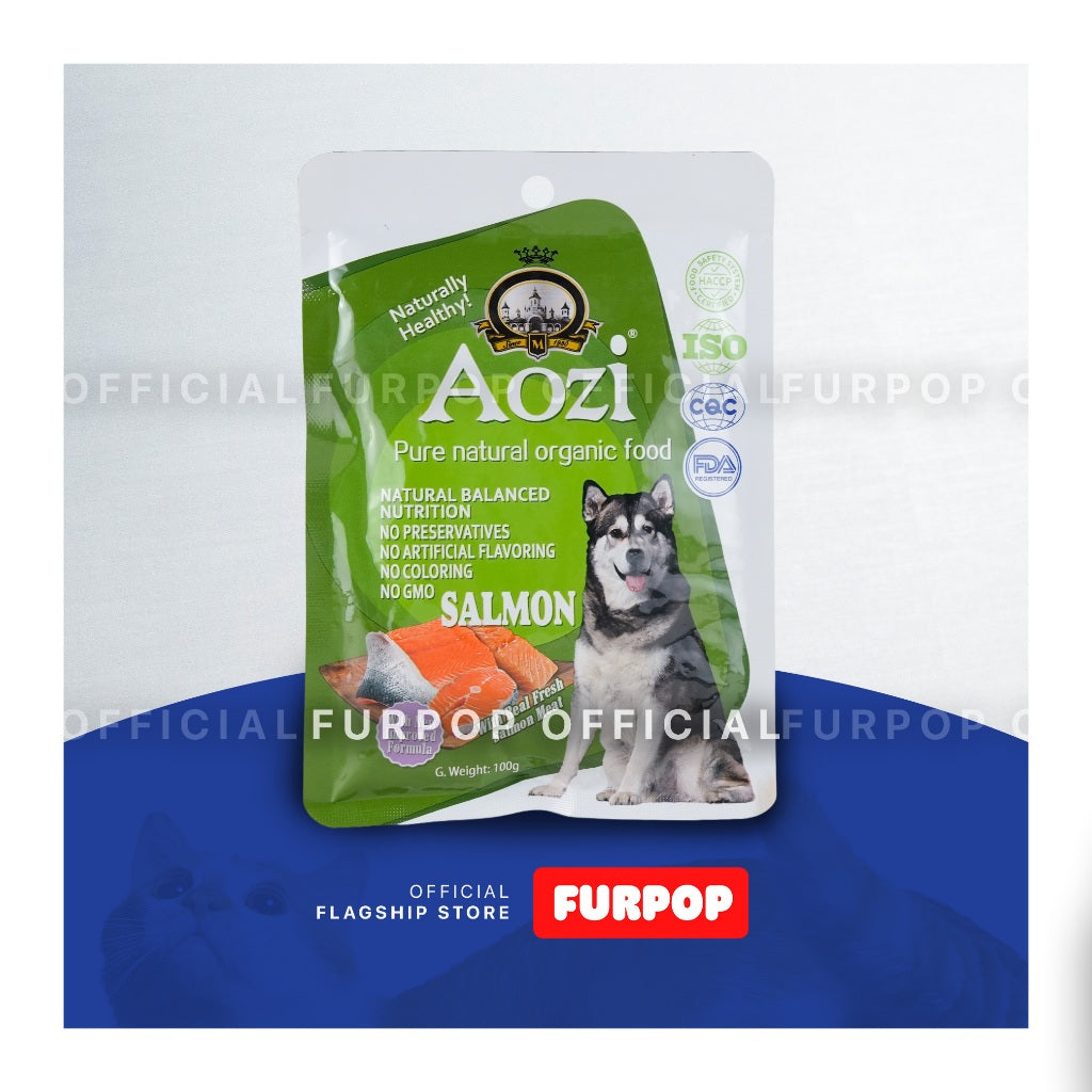 Aozi Pouch Dog 100g Natural Organic Puppy Wet Food Pet Essential | FURPOP OFFICIAL