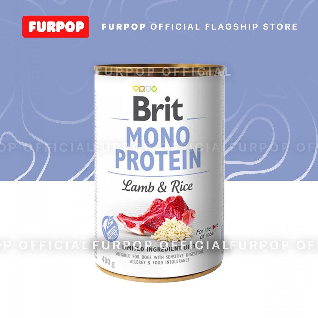 Brit Mono Protein Wet Dog Food 400g | FURPOP OFFICIAL