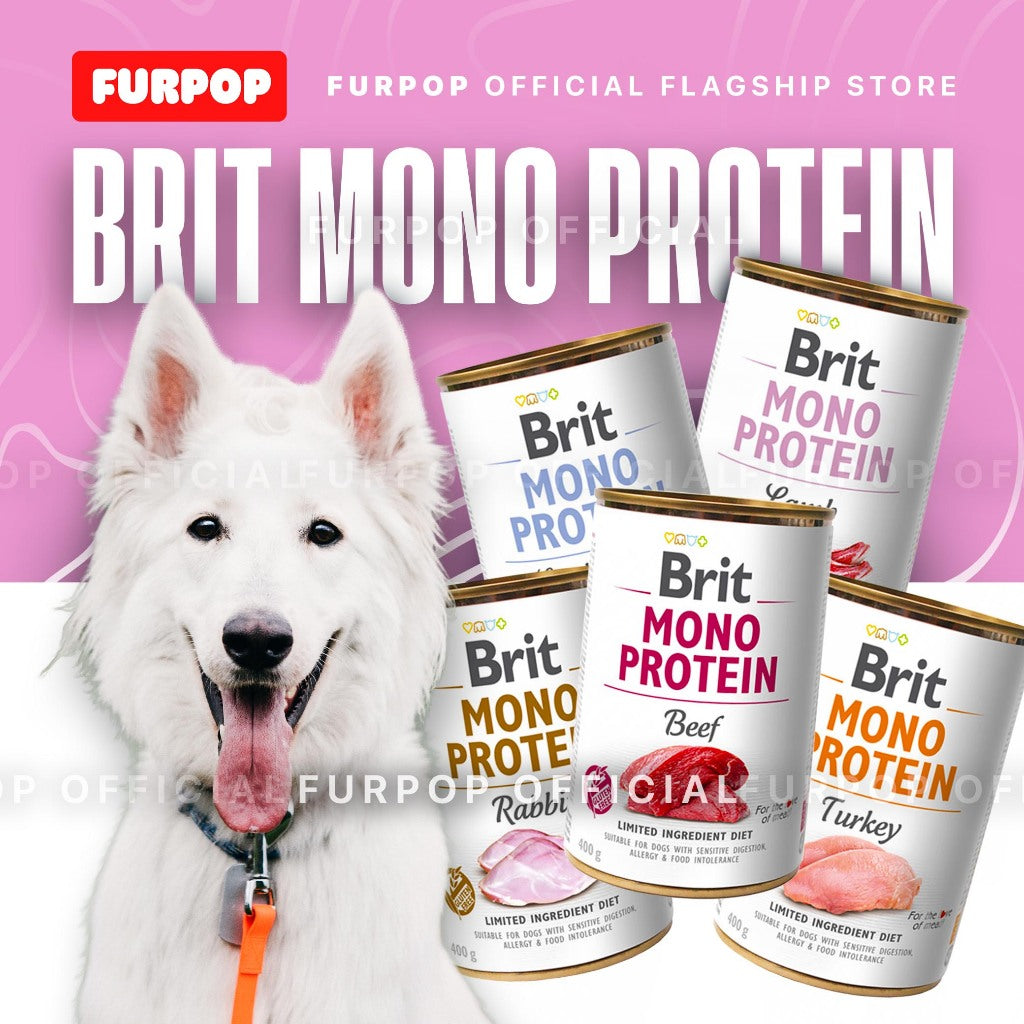 Brit Mono Protein Wet Dog Food 400g | FURPOP OFFICIAL