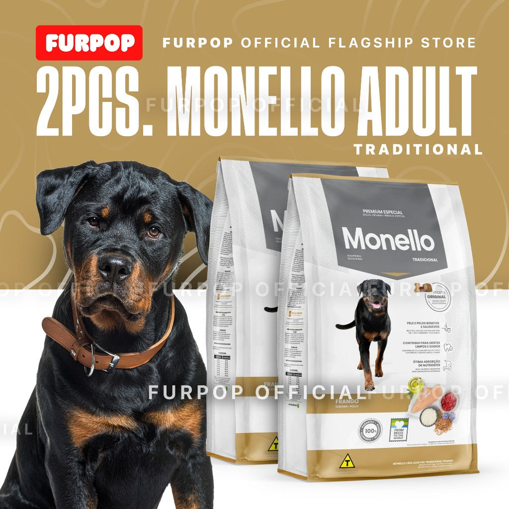 Monello Special (2pcs 1kg) 2KG Adult Dog Traditional Premium Dog Food | FURPOP