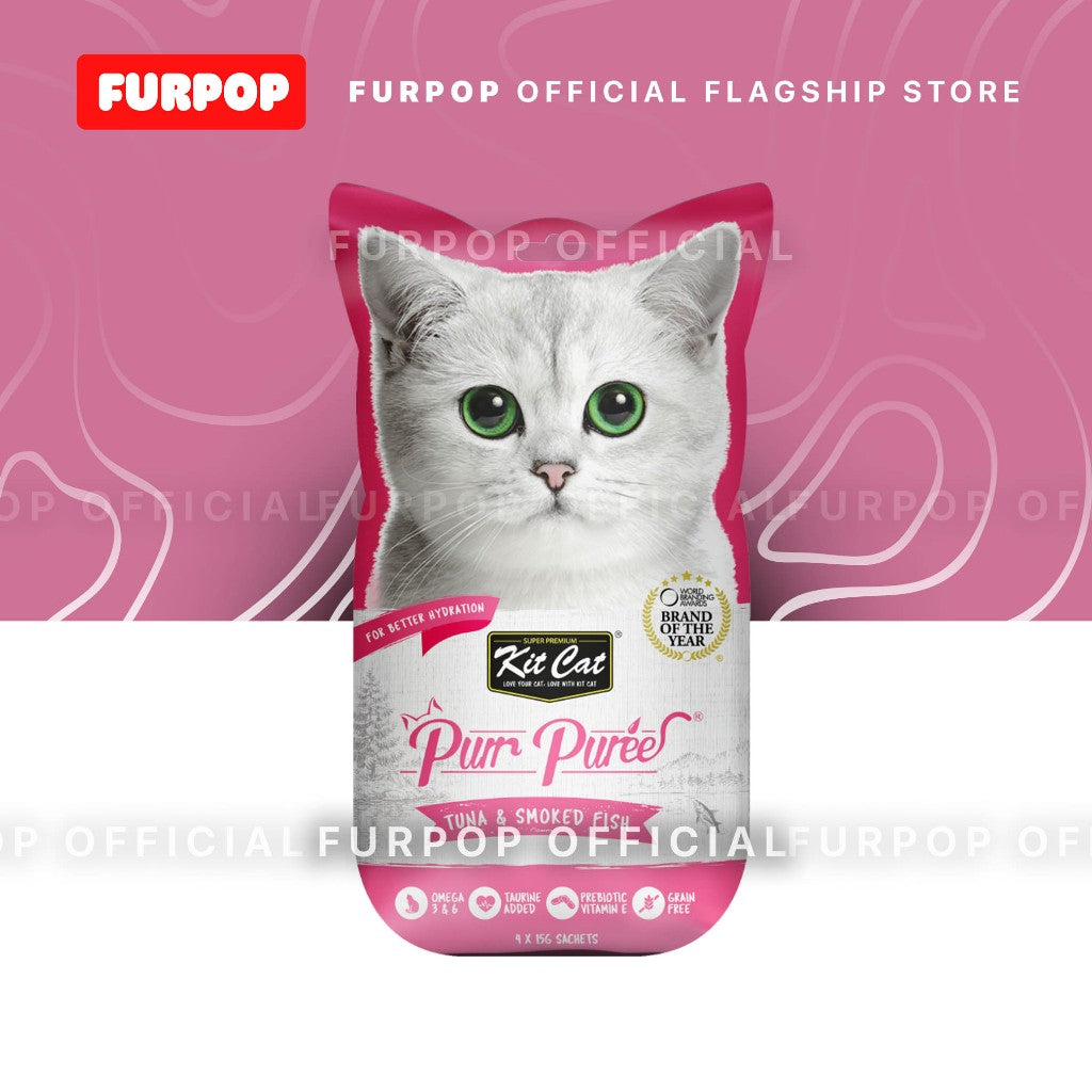 Kit Cat Purr PureePlus+ Wet Premium Cat Treats | FURPOP