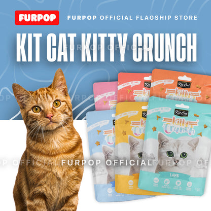 Kit Cat Kitty Crunch 6 Flavors Beef Lamb Chicken Seafood Salmon Tuna