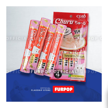 Inaba Ciao Churu Cat Treats 14G x 4 sticks