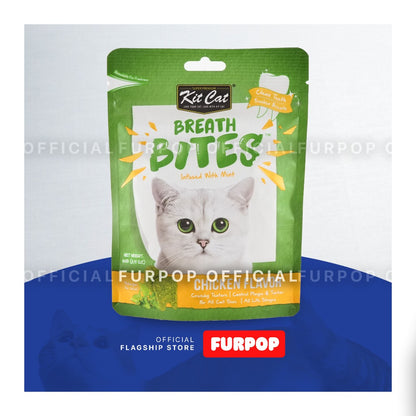 Kit Cat Breath Bite Cat Chicken Lamb Salmon Seafood Kitten