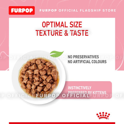Royal Canin 12pcs Kitten Instinctive 85Gx12 Wet Pouch Cat Feline SPT Range | FURPOP