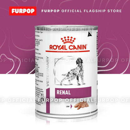 Royal Canin Renal Wet food for Dog Canned 410g VHN Vet Renal Dog Canine