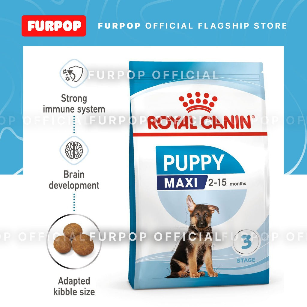 Royal Canin Maxi Puppy (4KG) Dry Dog Food - Size Health Nutrition | FURPOP