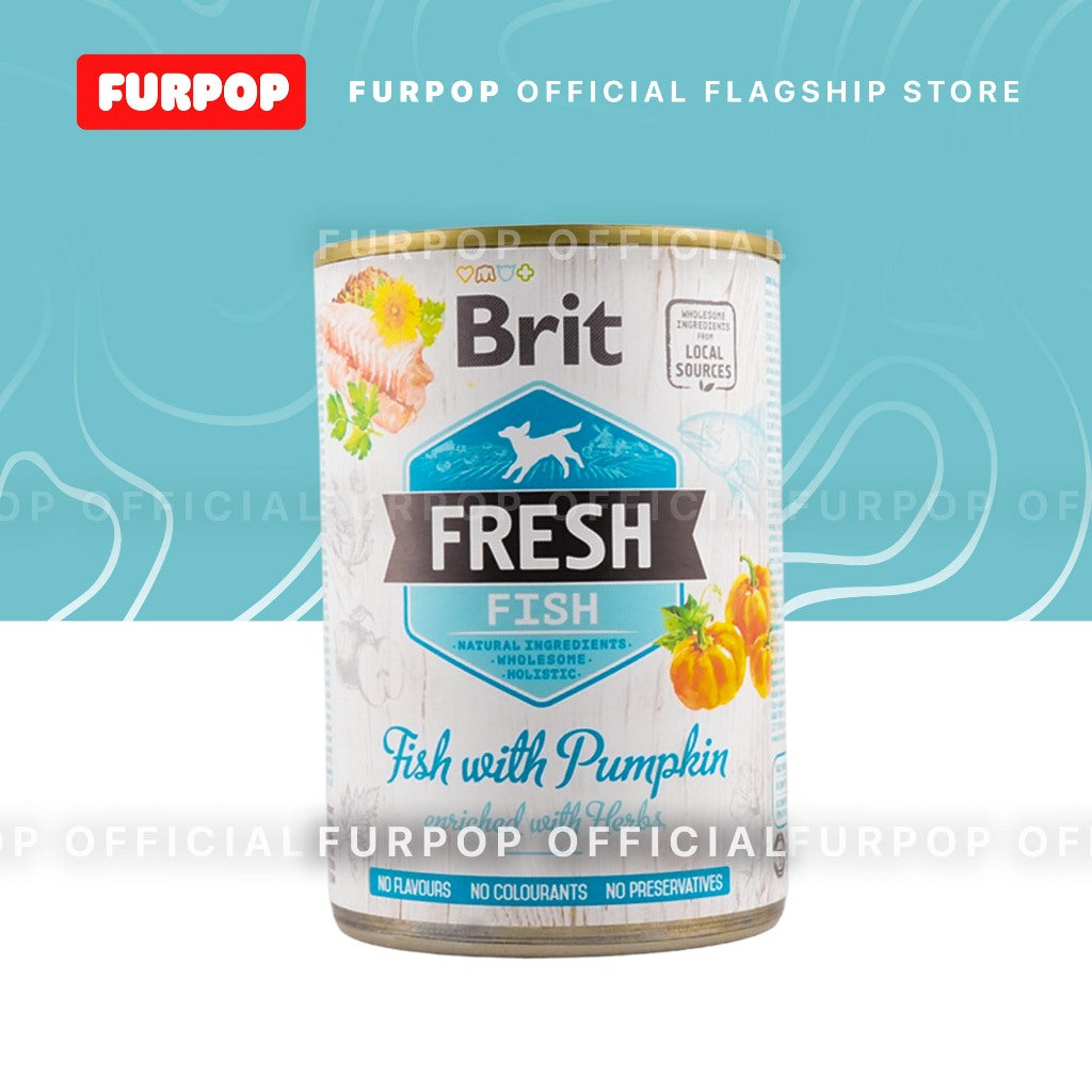 12pcs Brit Fresh Dog Wet Food Can 400G | FURPOP