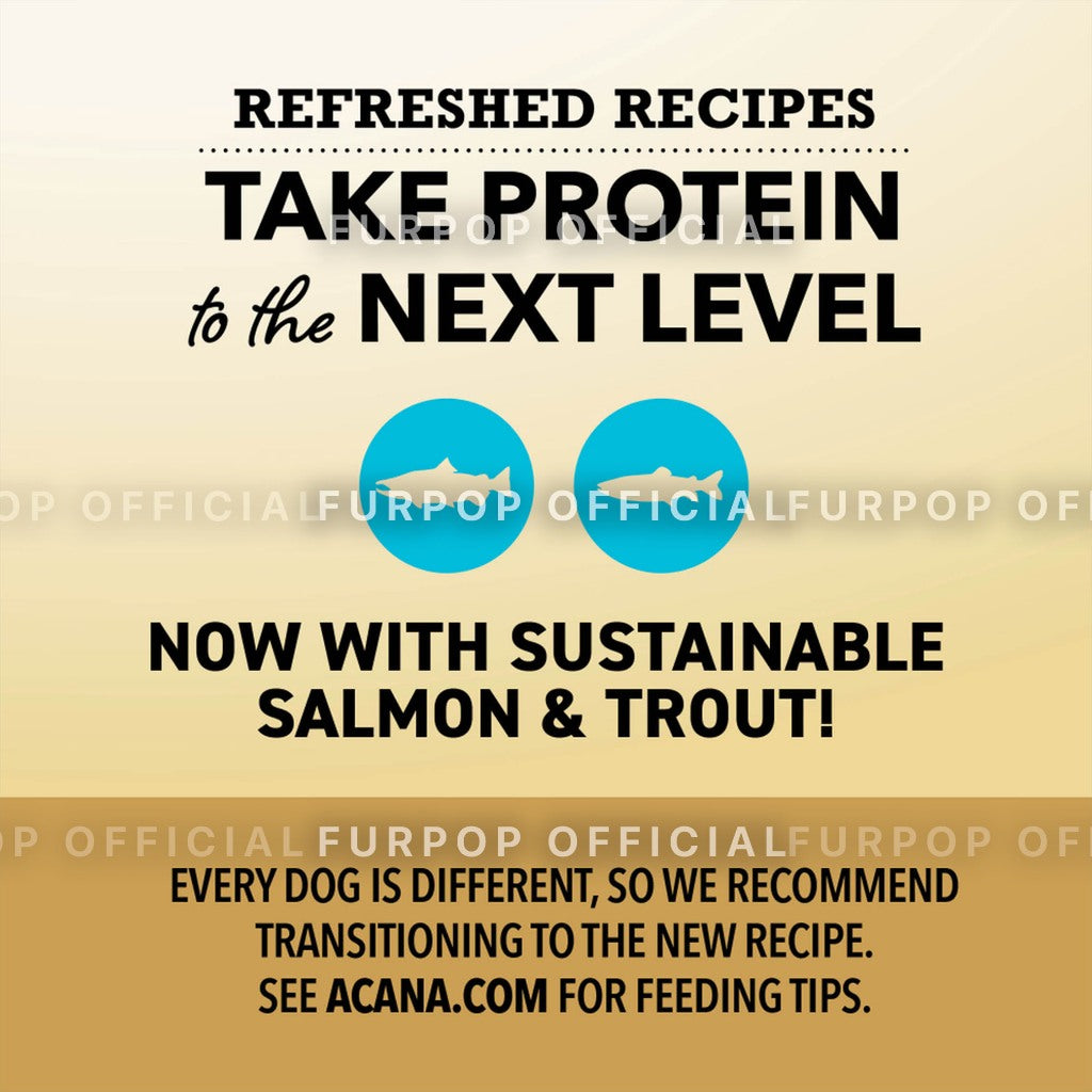 Acana 11.4KG Pacifica Dry Dog Food Highest Protein Premium Dog Food | FURPOP