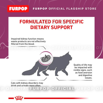 Royal Canin Renal Select for Feline Cat Food 2KG Veterinary Diet | FURPOP