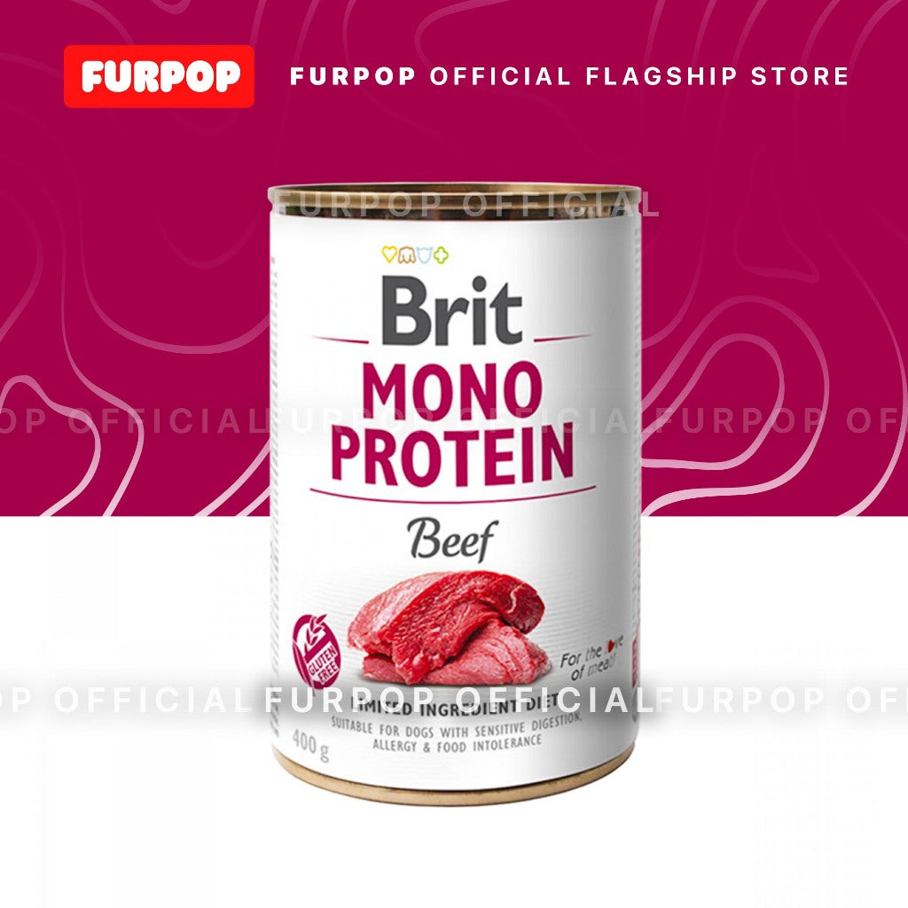 Brit Mono Protein Wet Dog Food 400g | FURPOP OFFICIAL