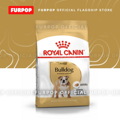 Royal Canin Bulldog Adult (3kg) Dry Dog Food - Breed Health Nutrition