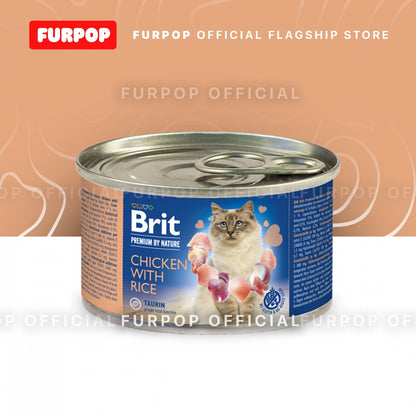 Brit Premium by Nature 12pcs Cat Canned Premium Wet Cat Food | FURPOP