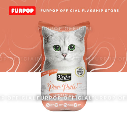 Kit Cat Purr PureePlus+ Wet Premium Cat Treats | FURPOP