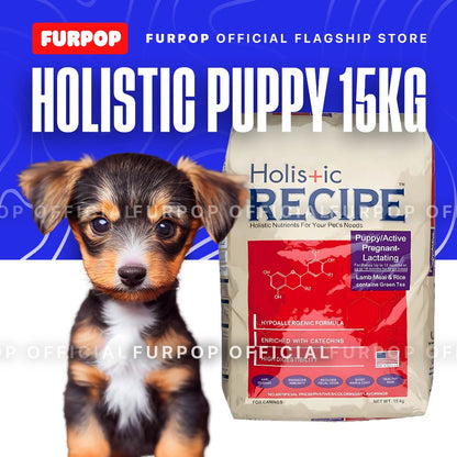 Holistic Recipe 15KG Puppy Dry Food Dog Food with Lamb Meal & Rice | FURPOP