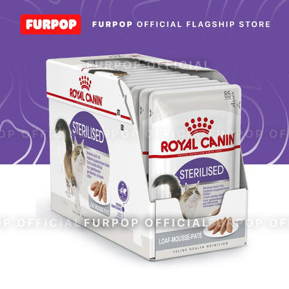 12pcs Royal Canin Sterilised Gravy 85g x 12pcs(1box) - Feline Health Nutrition | FURPOP