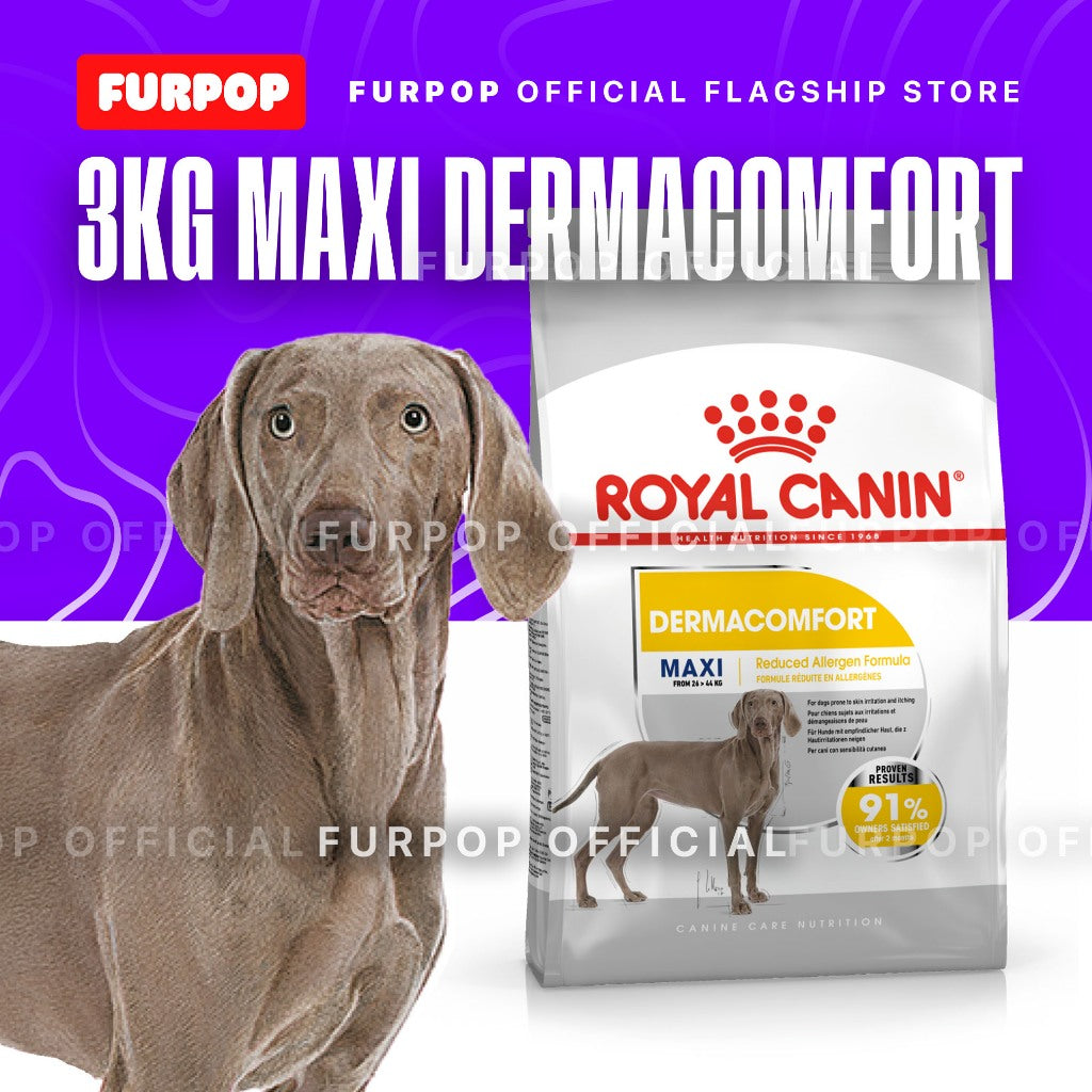 Royal Canin Maxi Dermacomfort (3kg) Adult Dry Dog Food - Canine Care Nutrition