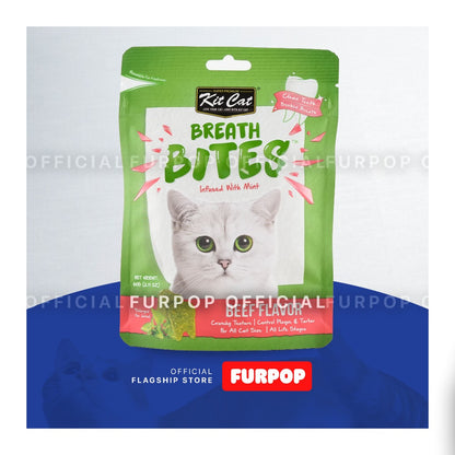 Kit Cat Breath Bite Cat Chicken Lamb Salmon Seafood Kitten