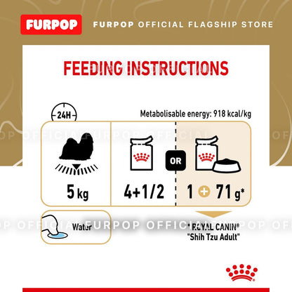 Royal Canin Shih Tzu Adult (85g x 12 pouches) Wet Dog Food - Breed Heath Nutrition - FURPOP