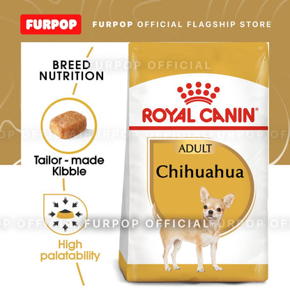 Royal Canin Chihuahua Adult 1.5kg Dry Dog Food - Breed Health Nutrition | FURPOP