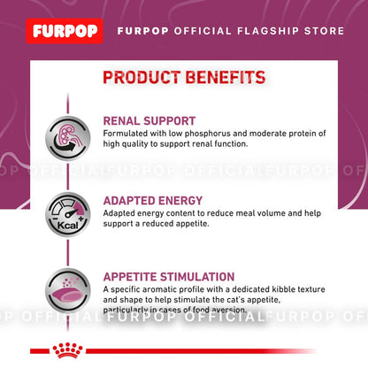 Royal Canin Renal Select for Feline Cat Food 2KG Veterinary Diet | FURPOP