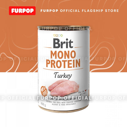 Brit Mono Protein Wet Dog Food 400g | FURPOP OFFICIAL