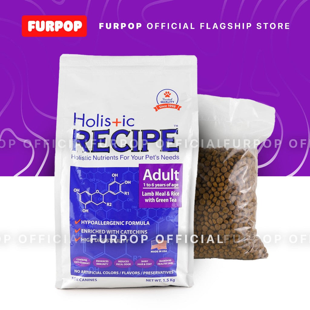 Holistic Recipe Adult Dry Food Dog Food with Lamb Meal & Rice REPACK 1KG | FURPOP OFFICIAL