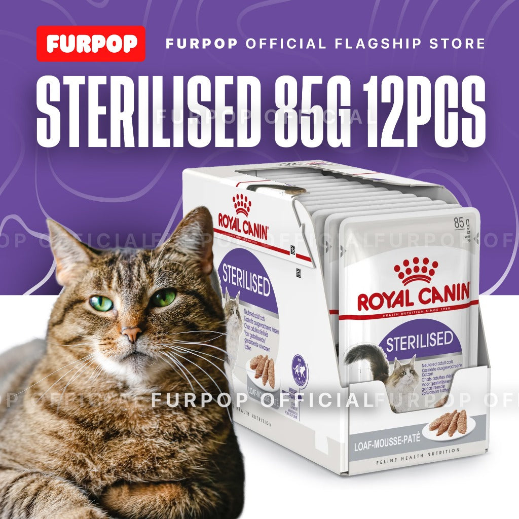 12pcs Royal Canin Sterilised Gravy 85g x 12pcs(1box) - Feline Health Nutrition | FURPOP