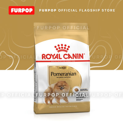 Royal Canin 3KG Adult Pomeranian Dry Dog Food Breed Health Nutrition  3KG | FURPOP