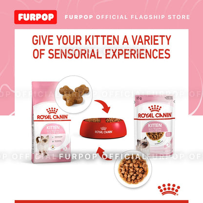 Royal Canin 12pcs Kitten Instinctive 85Gx12 Wet Pouch Cat Feline SPT Range | FURPOP