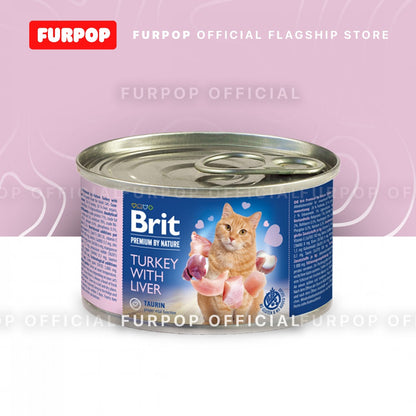 Brit Premium by Nature 12pcs Cat Canned Premium Wet Cat Food | FURPOP