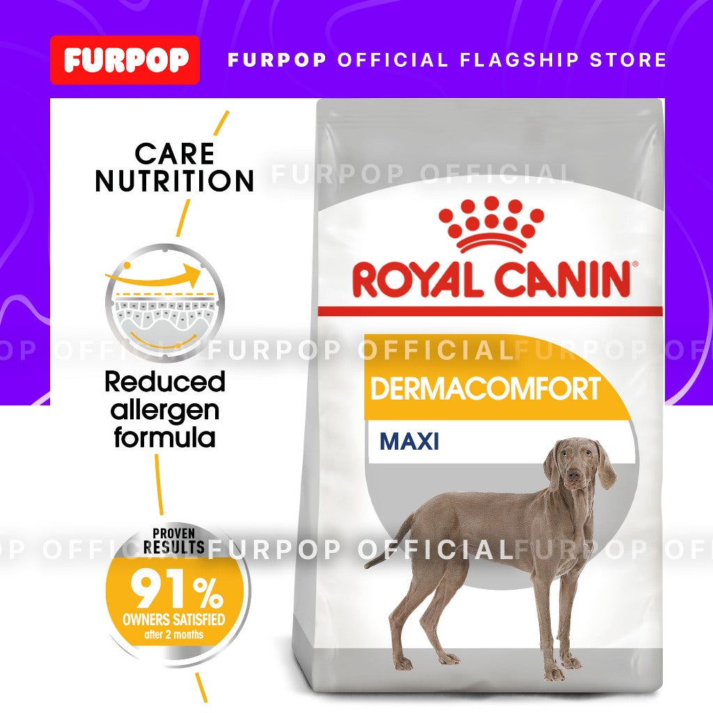 Royal Canin Maxi Dermacomfort (3kg) Adult Dry Dog Food - Canine Care Nutrition