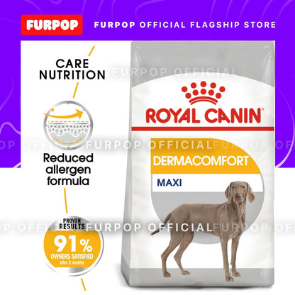 Royal Canin Maxi Dermacomfort (3kg) Adult Dry Dog Food - Canine Care Nutrition