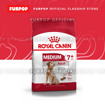 Royal Canin Medium Adult 7+ (4KG) Dry Dog Food - Size Health Nutrition | FURPOP